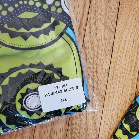 OFUURE Storm Pajamas Set Top & Matching Shorts, 2XL NWTS MSRP $150 - Picture 3 of 3